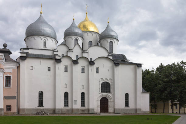 istock Saint Sophia Cathedral in Novgorod, Russia 826270904
