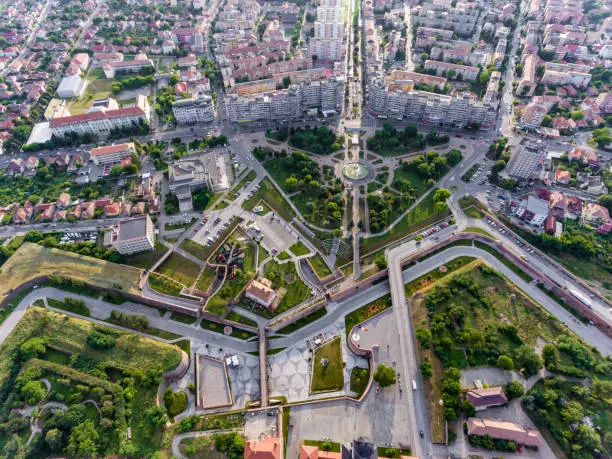 Alba Iulia new City centre Aerial View