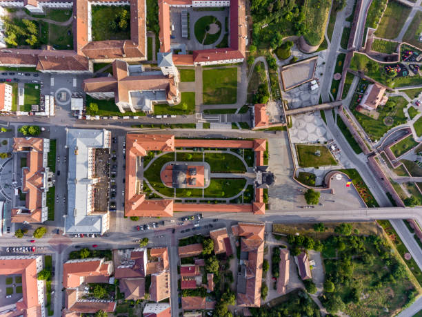 istock Alba Iulia, Romania. Top Down View 826271932