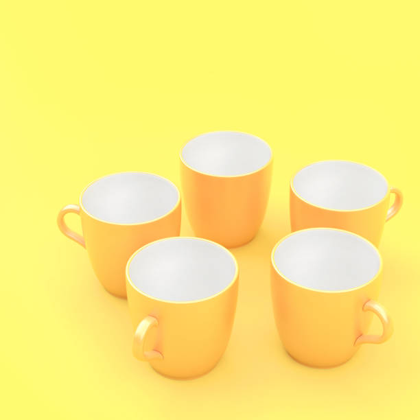 istock Creative idea group of coffee glass teamwork concept. 826285244