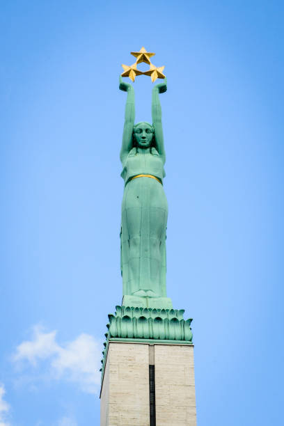 istock Freedom Monument in Riga, Latvia 826296306