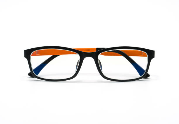 istock Eyeglasses with modern fashionable isolated on white background 826299930