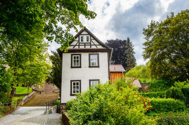 istock Beautiful colorful architecture of Eisenach, Thuringia, Germany 826300462