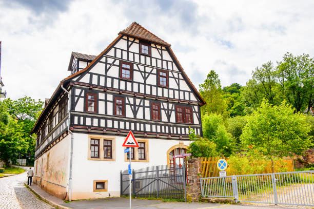 Beautiful colorful architecture of Eisenach, Thuringia, Germany