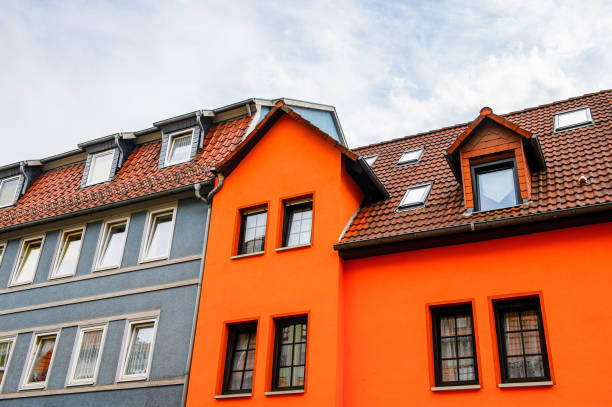 Beautiful colorful architecture of Eisenach, Thuringia, Germany