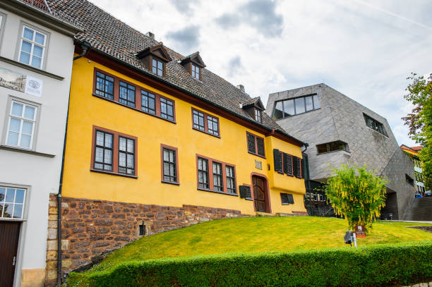 Colorful house in Eisenach, Thuringia, Germany