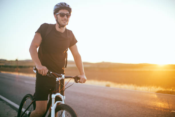 istock Cross the land with a bicycle 826304146