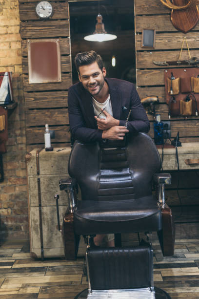 istock Barber at barber shop 826305216
