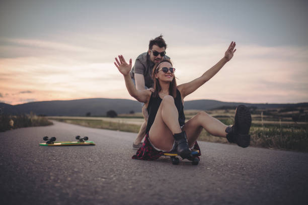 istock Couple having fun outdoors 826311812