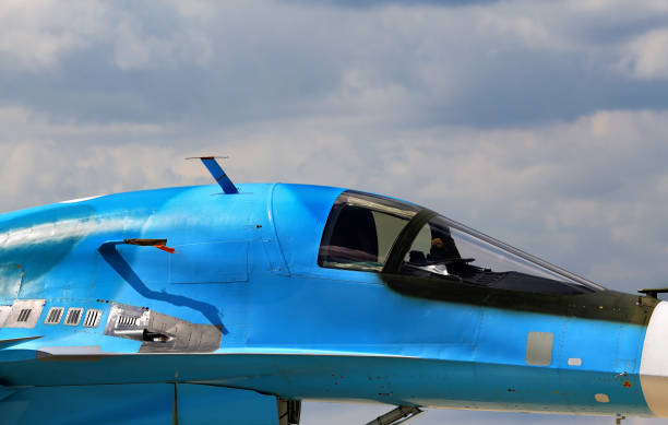 istock Cockpit  of military jet 826319280