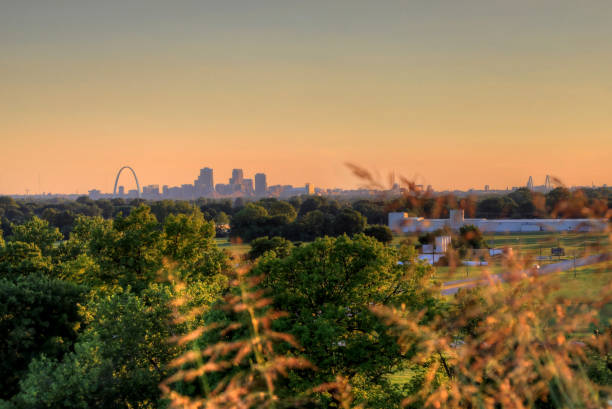 istock The Gateway Arch and St. Louis, Missouri Skyline 826336072