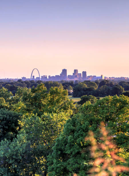 istock The Gateway Arch and St. Louis, Missouri Skyline 826336080