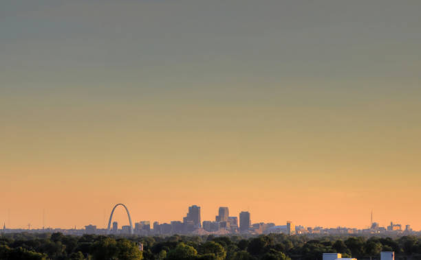 istock The Gateway Arch and St. Louis, Missouri Skyline 826336088