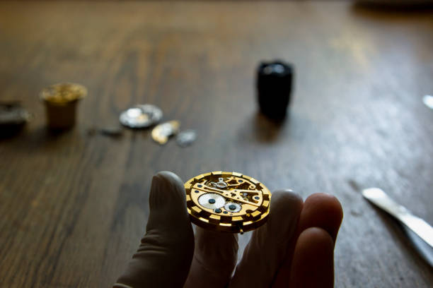 istock Mechanical watch repair 826341568