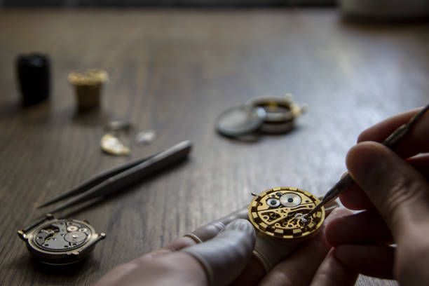 istock Mechanical watch repair 826341710