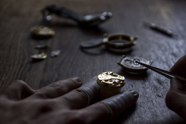 istock Mechanical watch repair 826341724