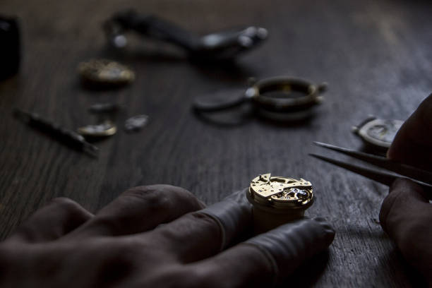 istock Mechanical watch repair 826341730