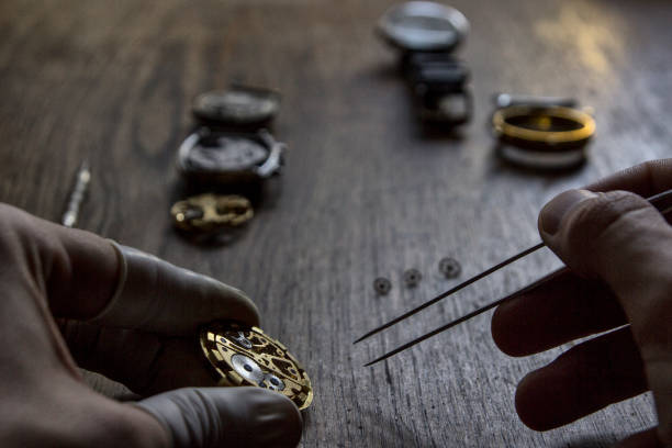 istock Mechanical watch repair 826341974