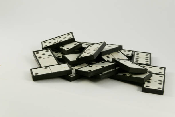 istock dominoes isolated on white background for graphic design. 826355440