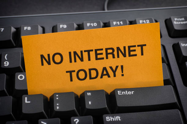 No Internet for Today! No Internet for Today! Internet addiction concept. offline stock pictures, royalty-free photos & images