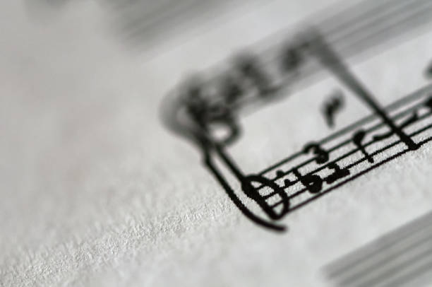 istock Close-up of a music sheet 826358900