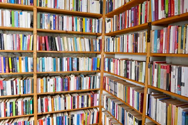 istock Filled books shelves 826369808