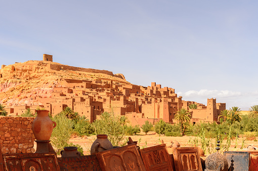 Ait Benhaddou, a fortified city, the former caravan way from Sahara to Marrakech. UNESCO World Heritage, Morocco