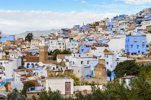 Chefchaouen, small town in northwest Morocco famous by its blue buildings