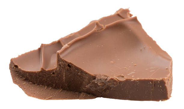 istock milk chocolate piece isolated on a white background 826389218