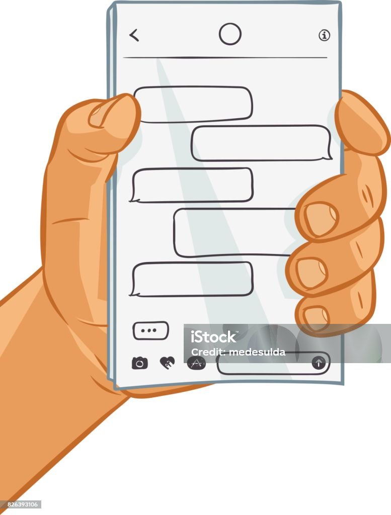 Message Text Stock Text Message Stock Illustration - Download Image Now - Blank, Book ...