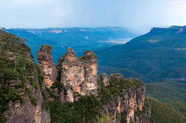 istock Three Sisters Rock Formations in Blue Mountains National Park 826424196