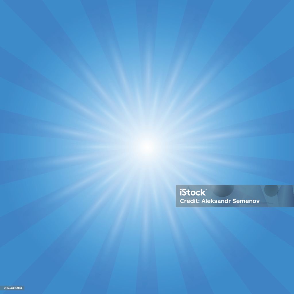 Simple Light Rays Background Abstract Background With Light Rays Vector Illustration Stock ...