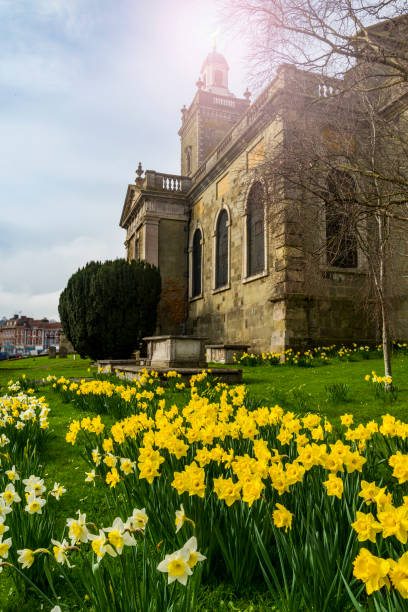 istock Blandford Forum Church in springtime 826460352