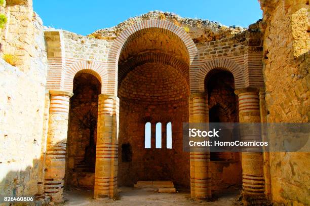 Interior View To Saint Hilarion Castle Kirenia Northen Cyprus Stock Photo - Download Image Now