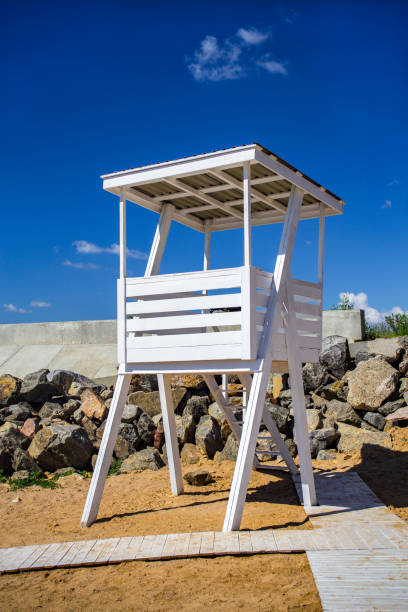 istock An empty life guard post at Bondi beach, Sydney Australia 826468706