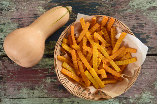 istock Healthy Baked Butternut Squash Fries 826483256