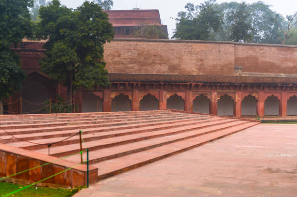 istock Red Fort of Agra, India. UNESCO World Heritage site. 826489708