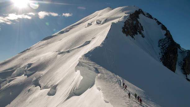 istock Alpinists climbing Mont Blanc. 826494154