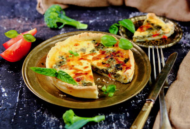 istock quiche of broccoli with tomatoes and basil 826494284