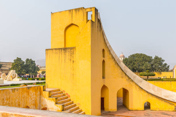 istock Jantar Mantar, Jaipur, Rajasthan, a collection of 19 architectural astronomical instruments completed in 1738. UNESCO World Heritage 826494452