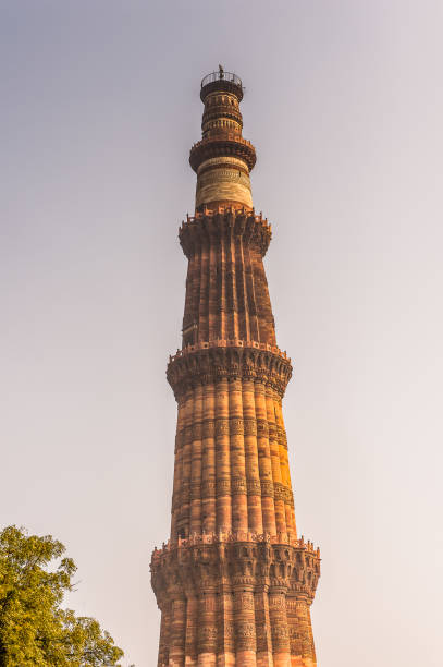 istock Qutb Minar at the Qutb complex (Qutub),  an array of monuments and buildings at Mehrauli in Delhi, India. UNESCO World Heritage Site 826498252