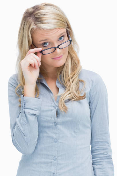istock Woman looking above her glasses 826515208