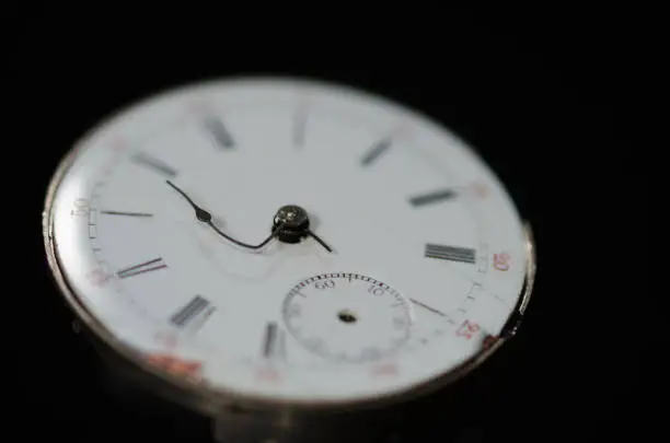 Photo of Stress of Impending Deadline Visible on Vintage Pocket Watch