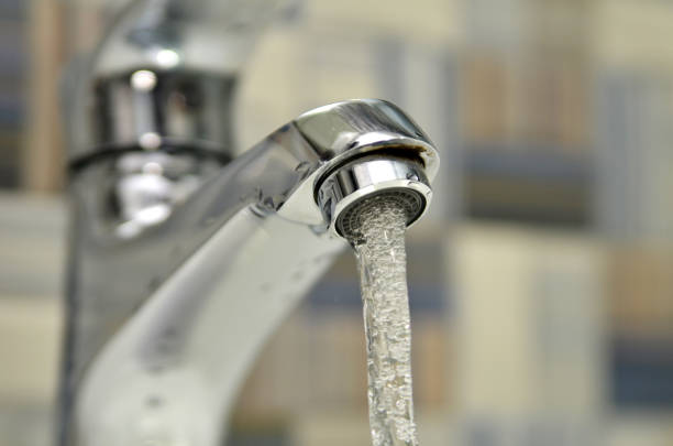 istock Opened water tap in the washroom 826530448