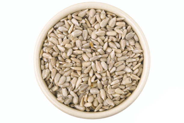 istock Hulled sunflower seeds in a pot 826537468