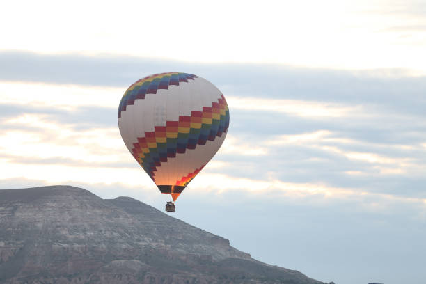 istock Hot Air Balloon in Cappadocia Valleys 826557172