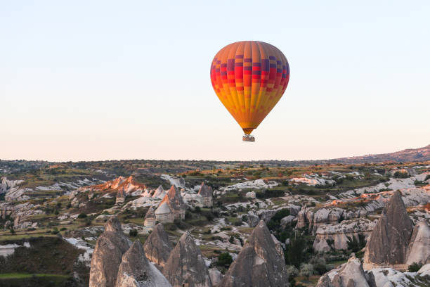 istock Hot Air Balloons in Cappadocia Valleys 826557290