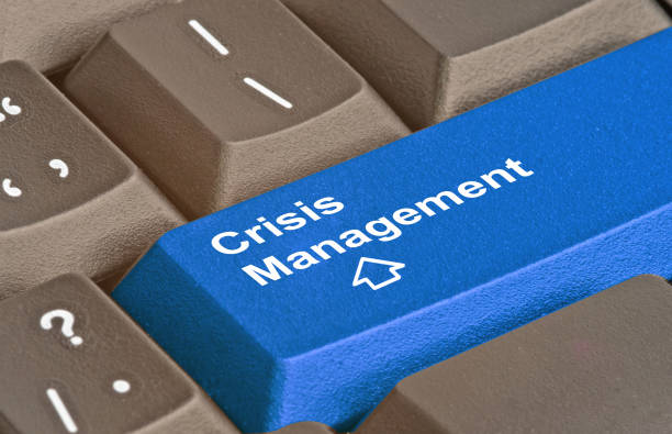 istock Keyboard with key for Crisis Management 826560018