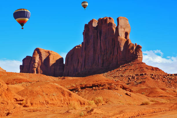 istock High in the clouds flying balloon 826560356