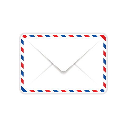 airmail icon simple vector illustration.